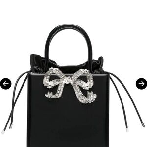 Self-portrait bow tote bag NWT
